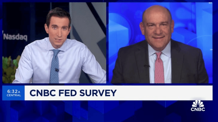 CNBC Fed Survey: Slower economic growth is likely ahead with risk of a recession rising, according to the CNBC Fed Survey
